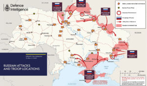 Situational Map (last updated 2022-03-13, 14:40 CET). Source: UK Ministry of Defence.