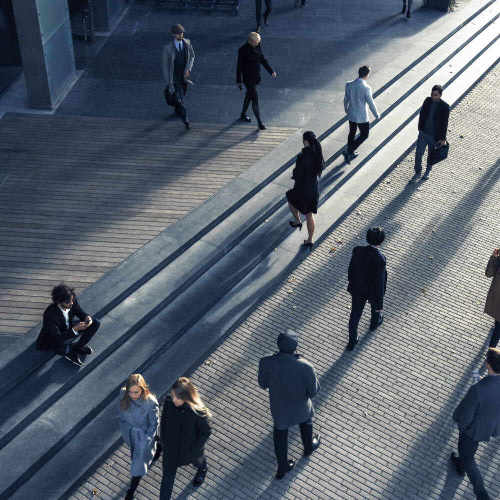 Office,Managers,And,Business,People,Commute,To,Work,In,The